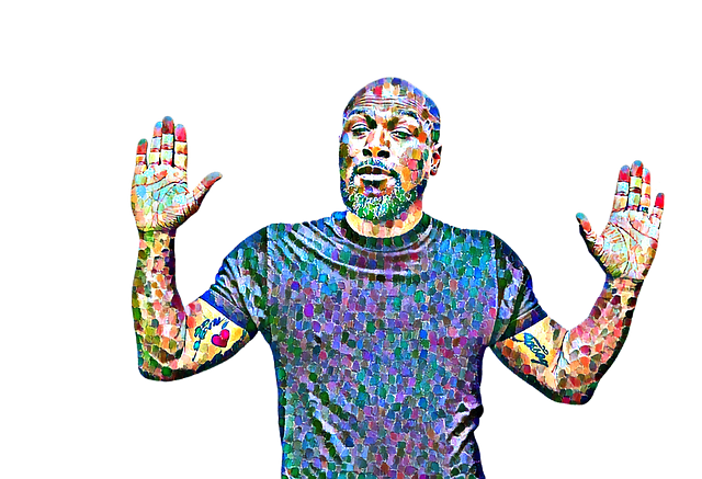 man, black, art, cutout, african - american, hands up, protest, freedom, discrimination, racism