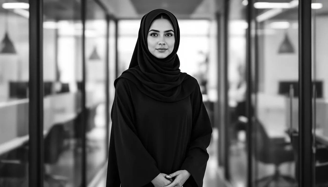 An employee wearing a religious garment, highlighting the importance of religious practices in the workplace.